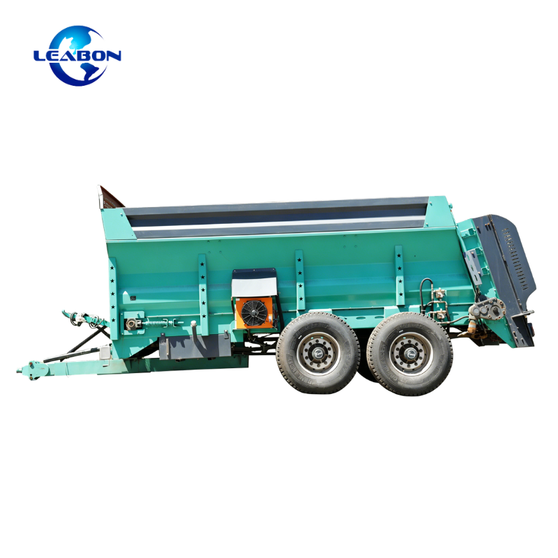 Vertical Auger Muck Spreader Cow Dung Compost Spreader Tractor Towed Manure Spreader