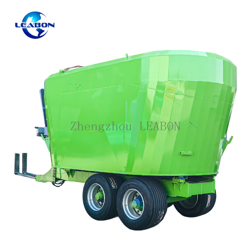 16m3 Vertical TMR Mixer PTO Type Animal Feed Mixing Machine Silage Feed Cattle Camel Fodder Mixer