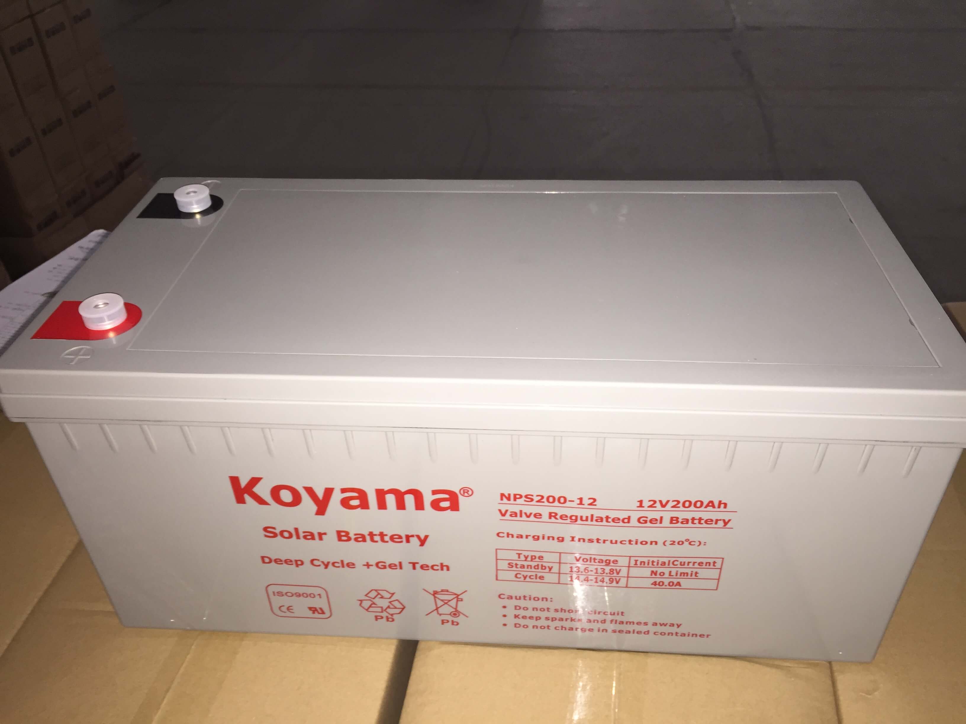 New 12V 200Ah Solar Gel Battery
