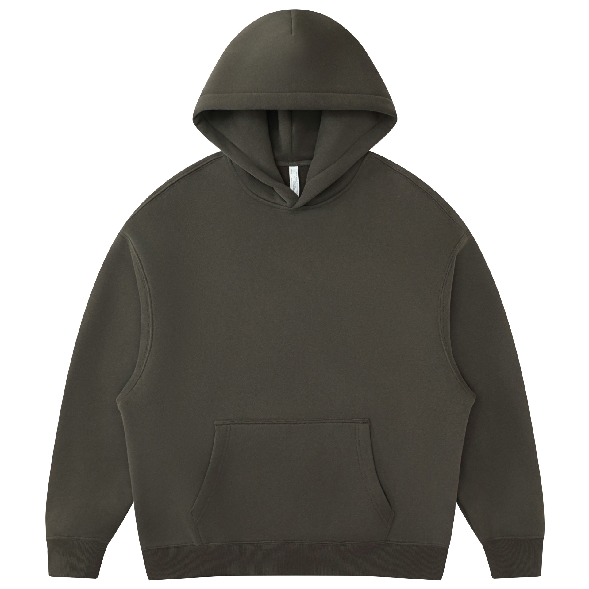 Fashion Unisex Oversized Maroon Fleece Pollover Hoodie