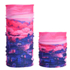 Multi-Functional Floral Print Neck Gaiter - Breathable Seamless Bandana for Outdoor Sports & Daily Use