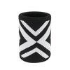 Purple & Yellow X-Pattern Sports Wristband for Athletic Support