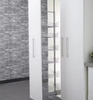Kitchen Accessories Tall Kitchen Chrome-Plated Iron Wire Pull out Basket