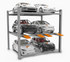 3 Levels Vehicle Parking Lift System Double Platform 6 Cars Stacker
