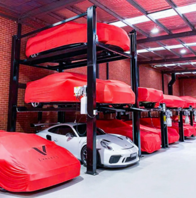 Four Post Three Levels Car Parking Lift for Car Parking 