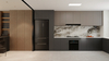 European Style Modern High Gloss Wall Cabinet Slim Tall Unit Narrow Corner Kitchen Storage Cabinet (MDF/PVC/Lacquer)