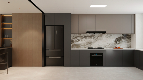 European Style Modern High Gloss Wall Cabinet Slim Tall Unit Narrow Corner Kitchen Storage Cabinet (MDF/PVC/Lacquer)