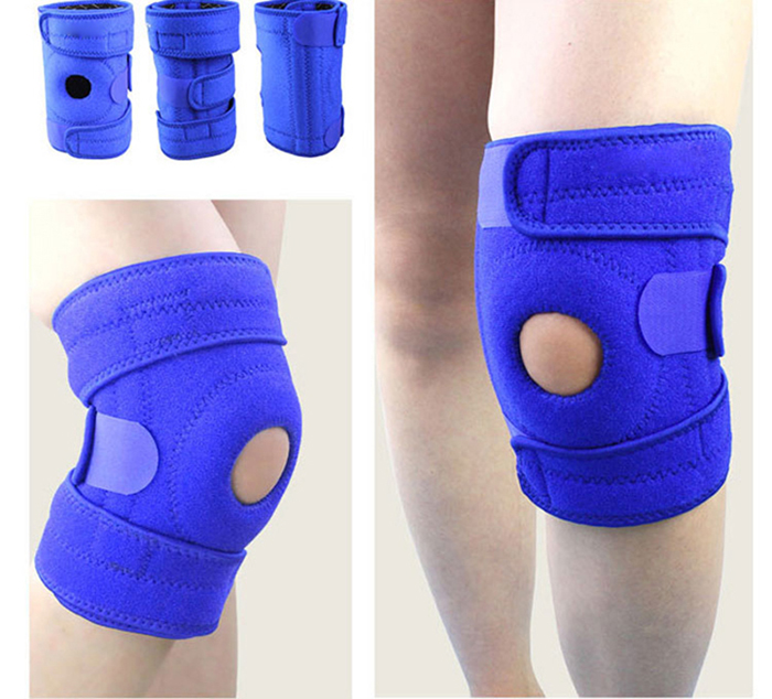 Knee Brace Stabilizers Adjustable Breathable Gym Exercise Sports Open Patella Pads