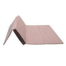 Premium 8-Fold Yoga Mat - Advanced Tech Fabric & Eco-Friendly POE Foldable Fitness Mat for Yoga, Pilates, and Home Workout