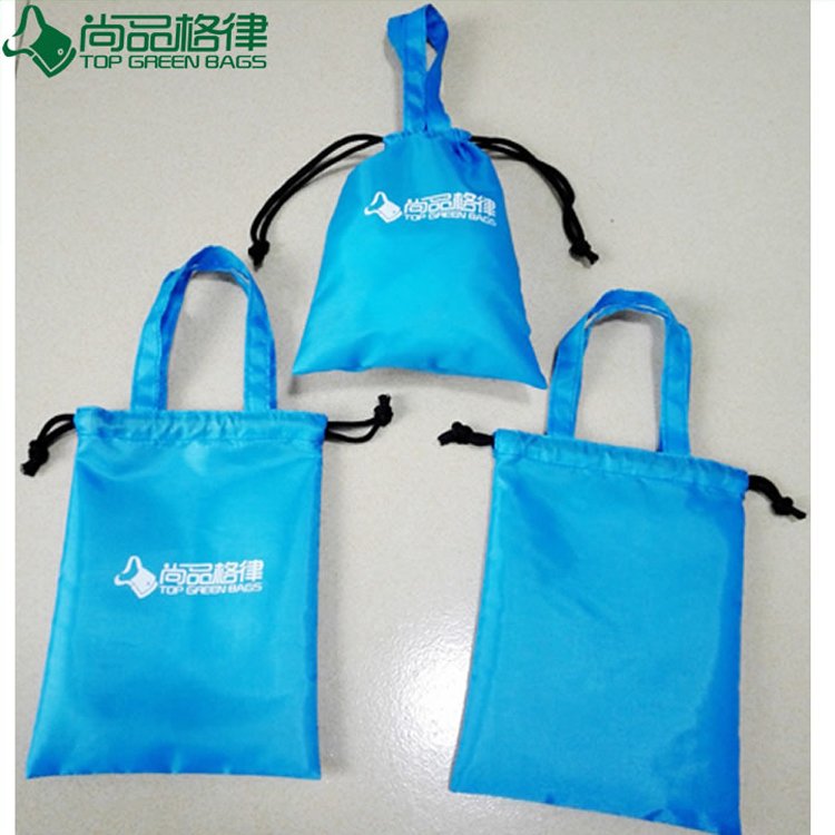 High Quality Fashion 100% Polyester Drawstring Bag (TP-dB167)