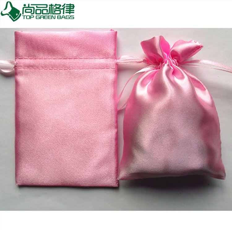 High Quality Cosmetic Pouch Satin Drawstring Bags (TP-dB142)