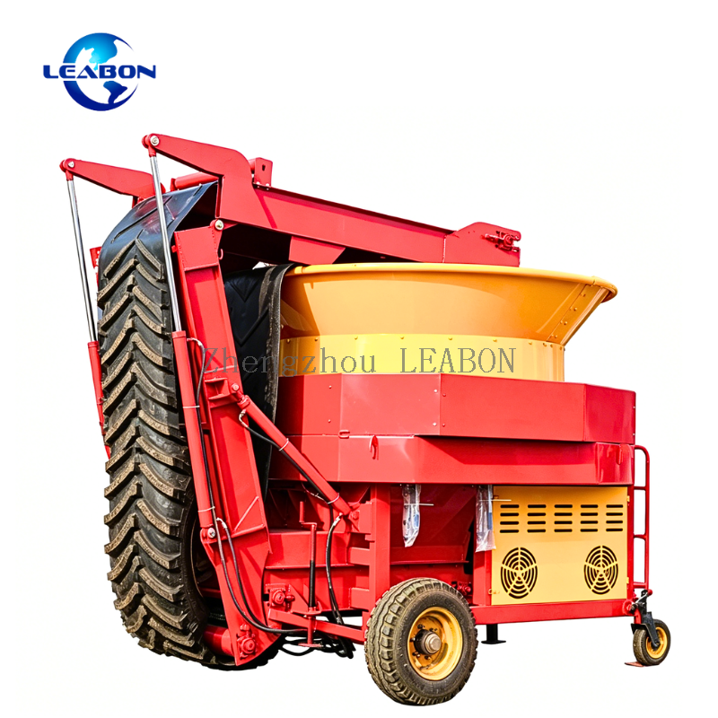 5TPH Straw Bale Crusher with Belt Conveyor Alfalfa Grass Shredder