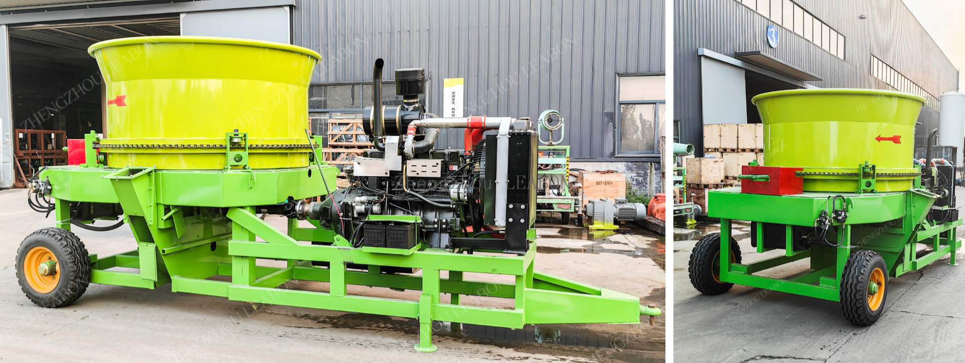 straw bale crusher with conveyor12
