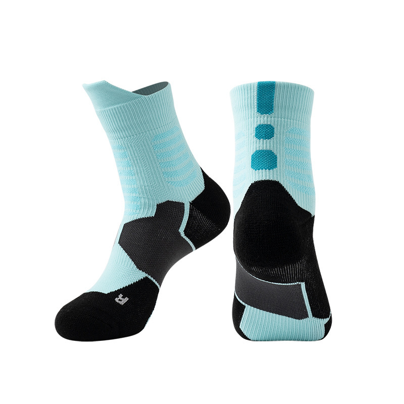 Men Fashion Anti-slip Athletic Crew Socks for Football&baseketball