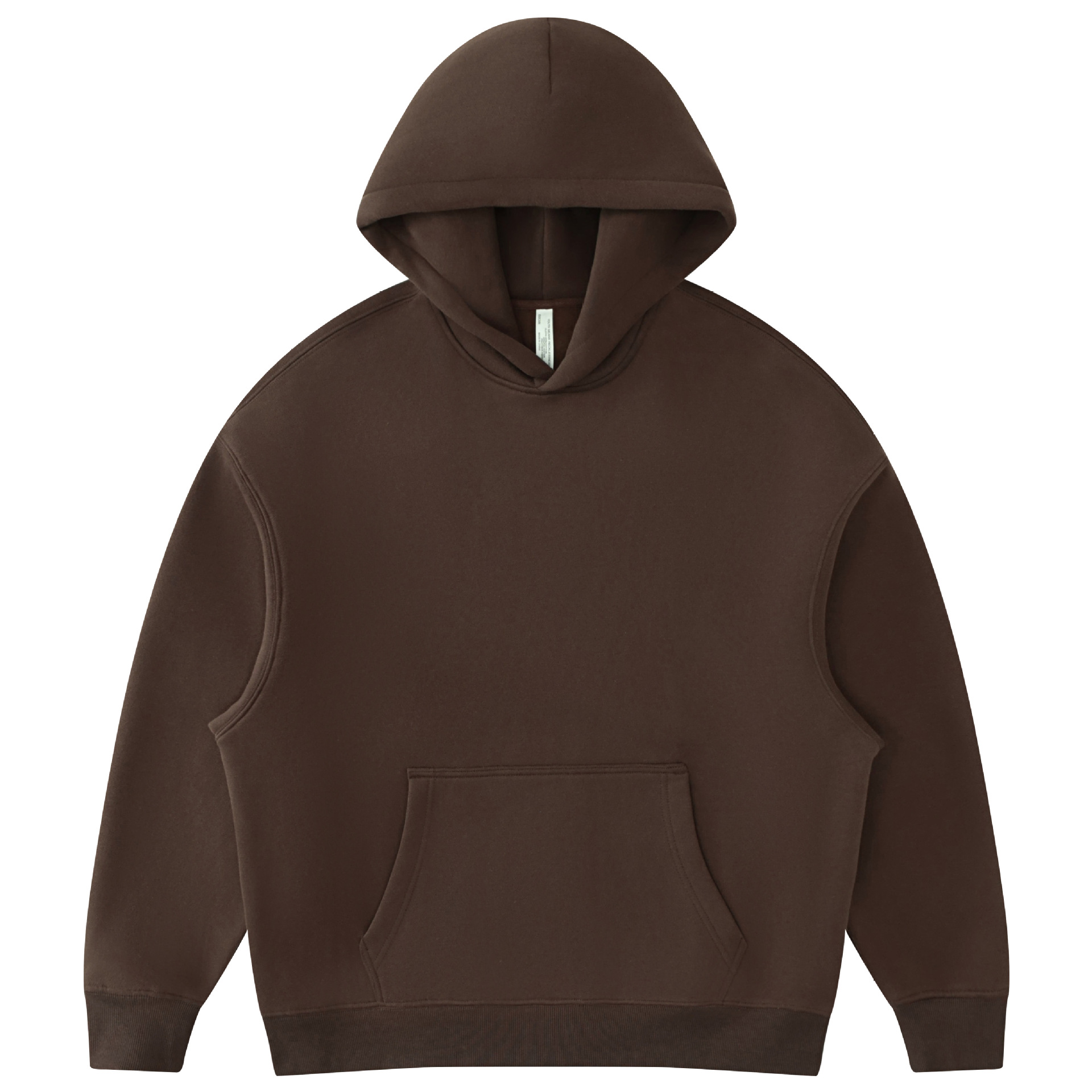 Fashion Unisex Oversized Maroon Fleece Pollover Hoodie