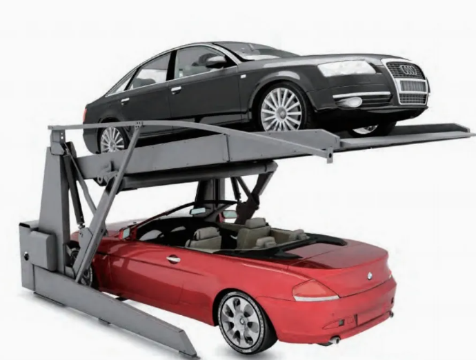 Smart Parking System Scissor Lift Platform 2 Car Stacker