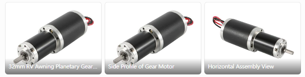 Planetary Gear Motor for Retractable RV Awning