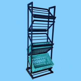 5 Layers K/D Steel Tubular Shelf Heavy Duty Fruit Vegetable Rack