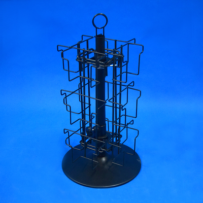 table top iron wire postcard rack display spinner(PHY1011)