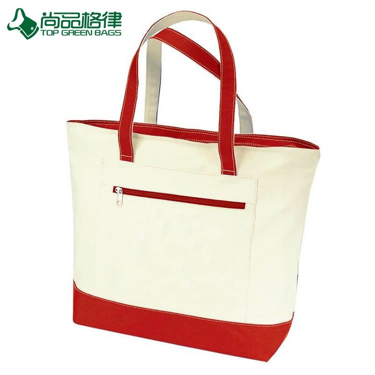 Plain Heavy Duty Cotton Canvas Tote Bag (TP-TB076)