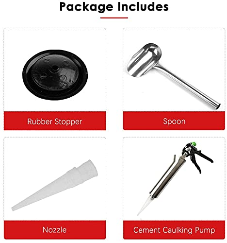 Grouting Tool Cement Grout Mortar Caulk Pointing Grouting Gun Mortar Pointing Grouting Gun