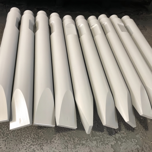 Forged alloy steel wedge type breaker chisel for trenching and asphalt cutting