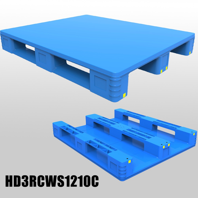 1200 x 1000 paletas de estante de plástico sólido de plástico liso higiénico
