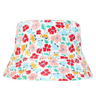 Women Lightweight Floral Print Sun Protection Bucket Hat