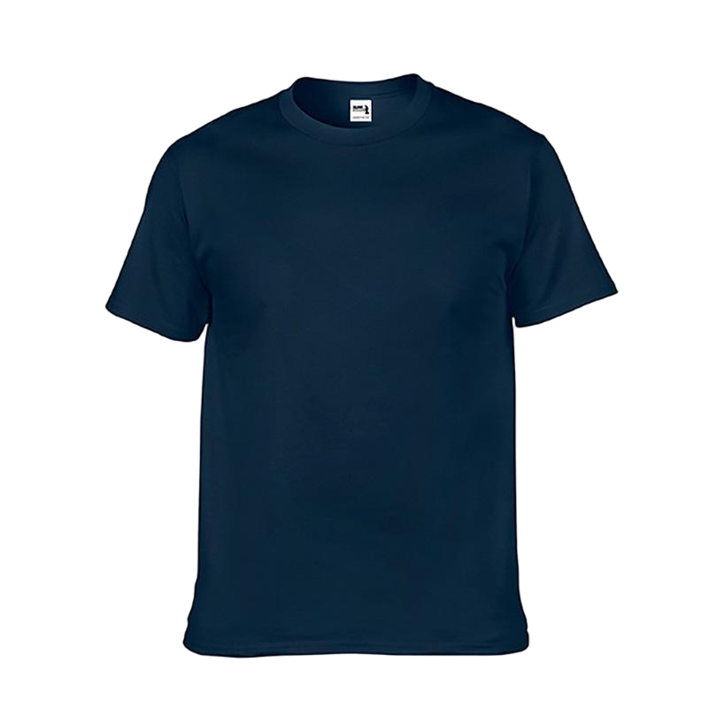 Customizable Cotton Basic Plain Crew Neck Short Sleeve T-shirt