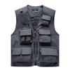 Multi-Pocket Breathable Mesh Tactical Fishing Hiking Safety Reflective Vest
