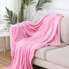 Wholesale soft Flannel Fleece Throw Blanket for Couch and Bed