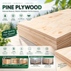 Hot Sale New Zealand Pine Plywood 1220*2440mm E0/E1 Glue For Furniture Cabinet Decoration