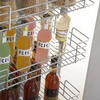 Kitchen Accessories Tall Kitchen Chrome-Plated Iron Wire Pull out Basket