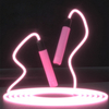 led jump rope Light Up LED skipping jump rope Colorful Glow Skipping Rope Silicone Handles Fast Speed jump rope