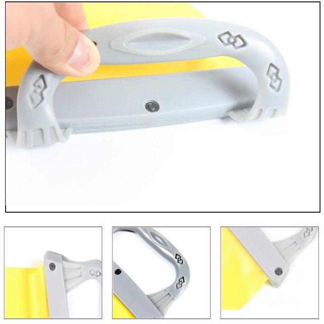 Latex resistance band with handle
