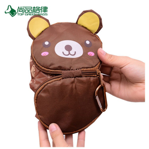 ODM/Wholesale Newest Design 210d Polyester Custom Cartoon Animal Recycle Folding Shopping Bag