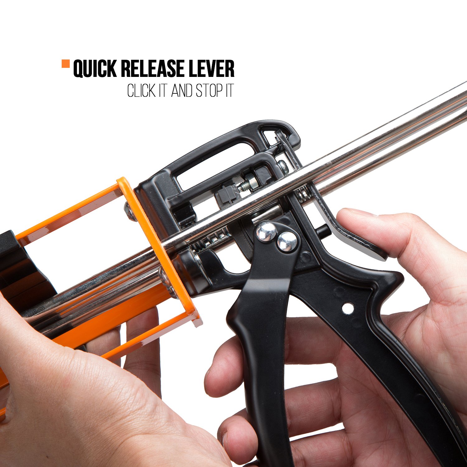 200 ml (1:1 and 2:1) 26:1 High Thrust Dual Component Cartridge Gun 200ML Adhesive Gun
