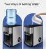 KIM20Y Máquina de Hielo Bullet y Dispensador de Agua Fría Caliente 20kg/24h