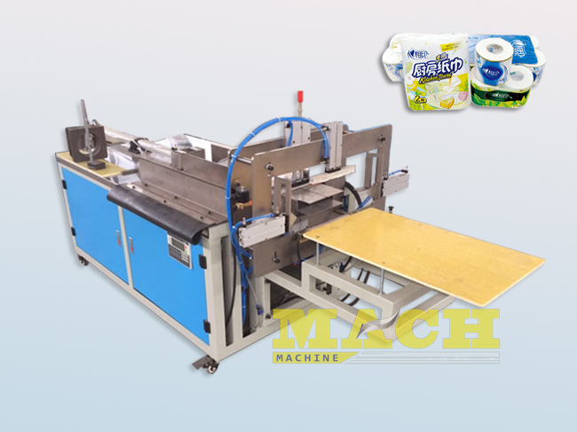 Semi-Automatic Toilet Paper Rolls Bundling Machine