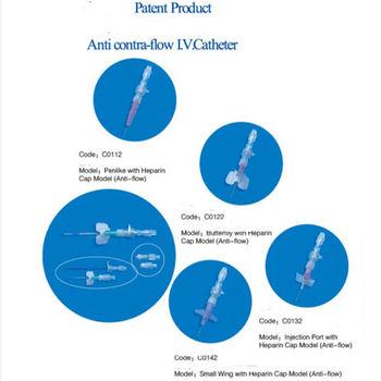 Patent Product Anti Contra-Flow I. V. Catheter