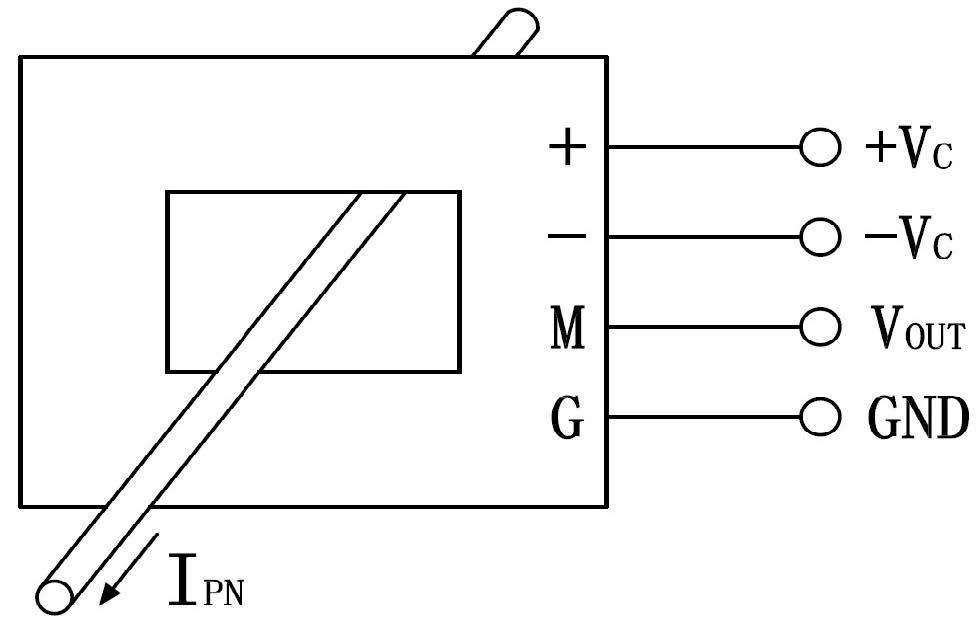 Electrical Schematic شماتیک الکتریکی سنسور جریان نشتی TR0215-LXN