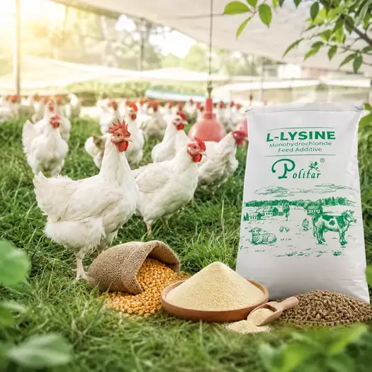 Lisina para aves de corral