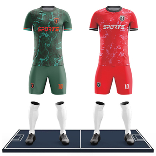 Custom Sublimation Soccer Uniform Children Breathable Football Jersey