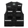 Multi-Pocket Breathable Mesh Tactical Fishing Hiking Safety Reflective Vest