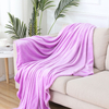 Wholesale soft Flannel Fleece Throw Blanket for Couch and Bed