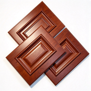 Experienced Customized Design Shaker Melamine Handle Kitchen Cabinet Doors