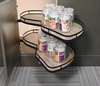 Kitchen Cabinet Swing Tray Corner Shelf Magic Corner Double Layers