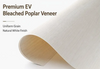 Best Selling FSC Certified EV Bleach Poplar Veneer Reconstituted Poplar Veneer