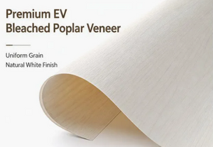 Best Selling FSC Certified EV Bleach Poplar Veneer Reconstituted Poplar Veneer
