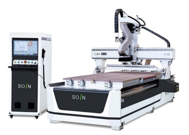 Wood CNC Router 1325 for Cutting, Drilling And Slotting The MDF Boards